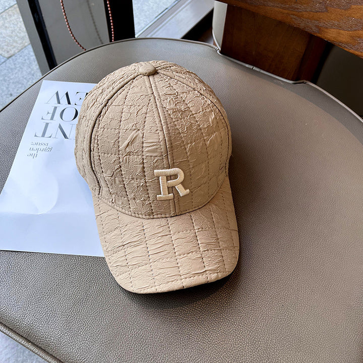 Kvinne Contemporary Teksturert Design Baseball Cap Skanto