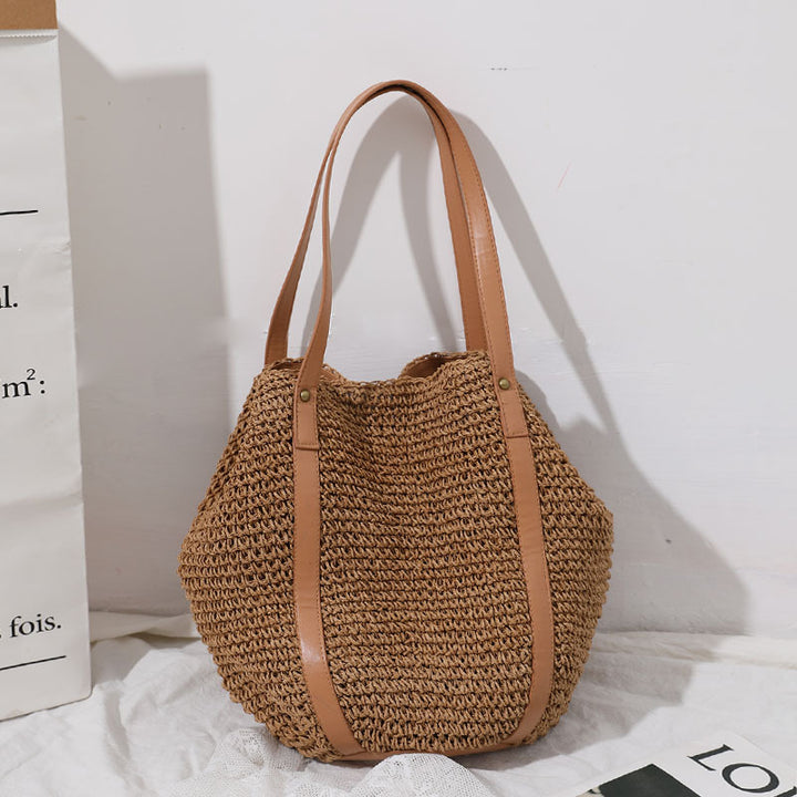 Large Woven Tote Bag with Adjustable Straps Skanto