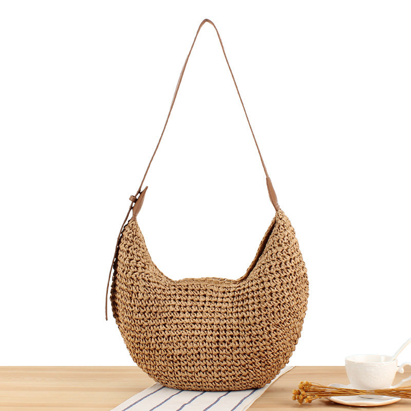 Shoulder bag made of handmade natural material Skanto