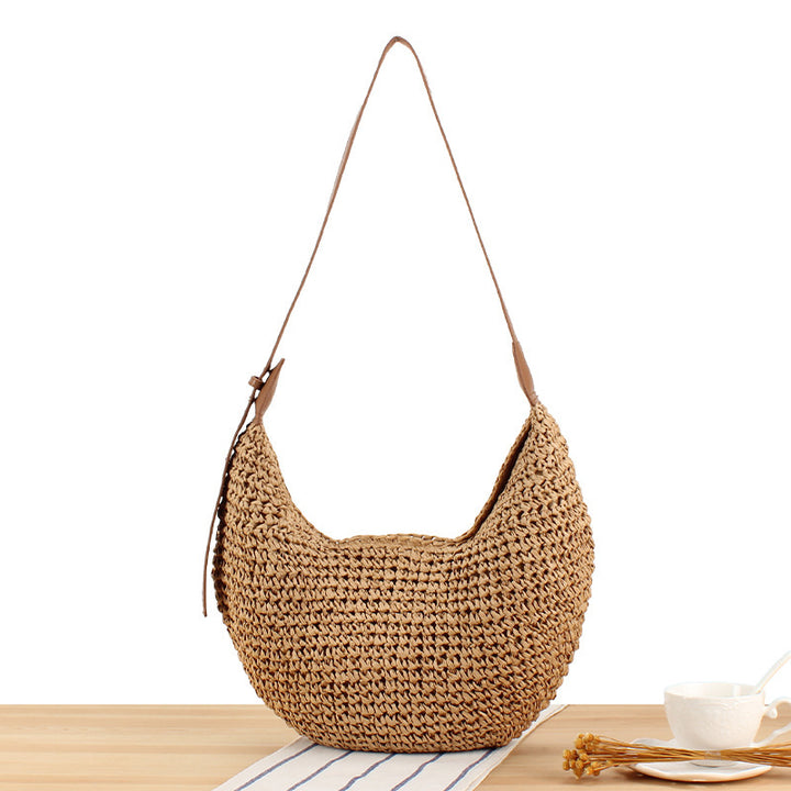 Shoulder bag made of handmade natural material Skanto