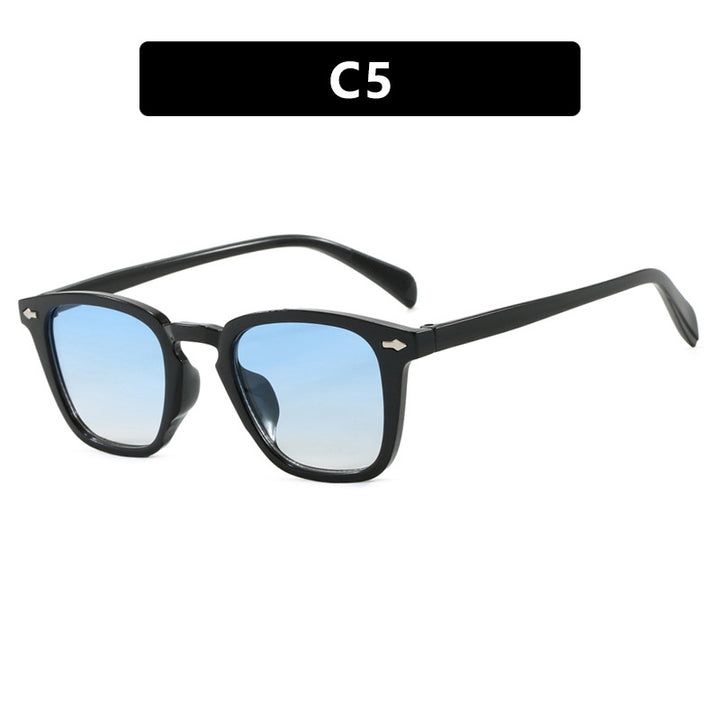 Women's Modern Square Sunglasses with Mirrored UV Protection Skanto
