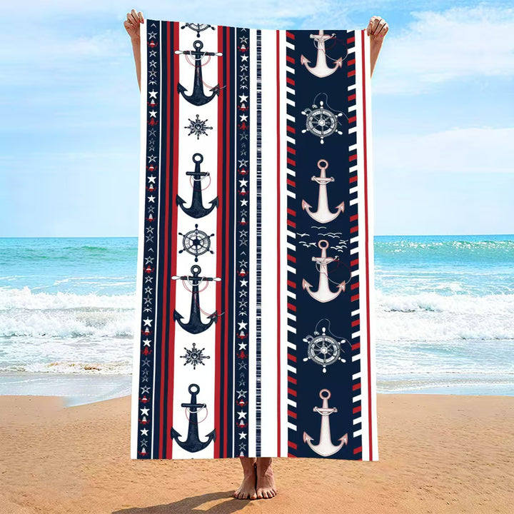 Women's beach towel with creative golf theme Skanto