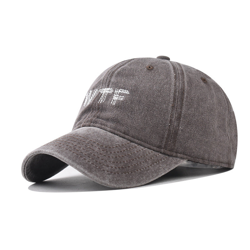 Kvinne Casual Slitt Denim Baseball Caps Skanto