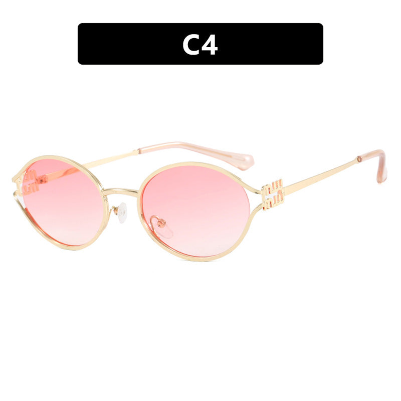 Women's elegant oval sunglasses Skanto