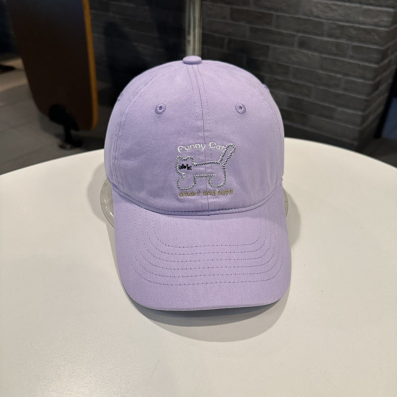 Kvinnenes Lekne Kattemotiverte Baseballcap Skanto