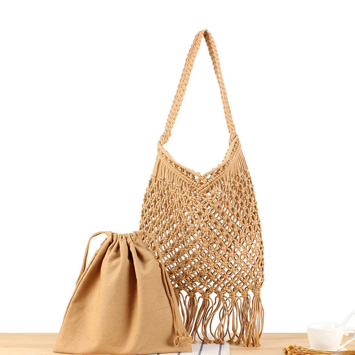 Allsidig Makramee Tote Bag Skanto