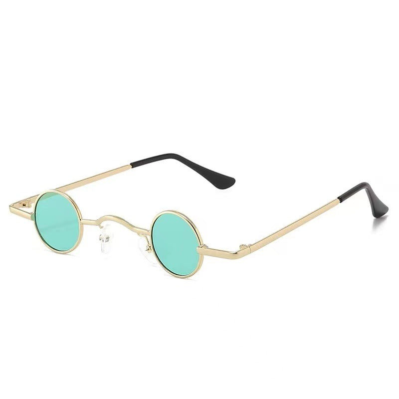 Dame Runde solbrille i vintage-stil Skanto