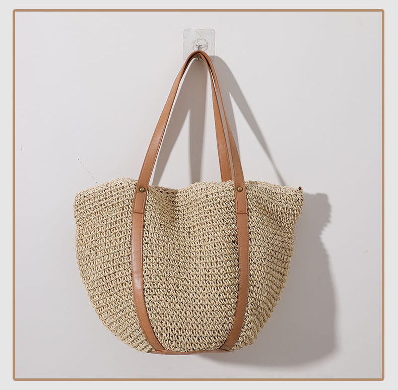 Large Woven Tote Bag with Adjustable Straps Skanto