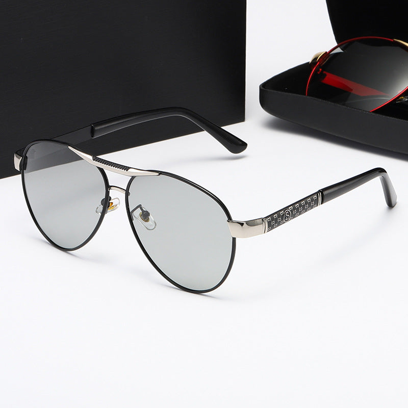 Damed elegante metall solbriller Skanto