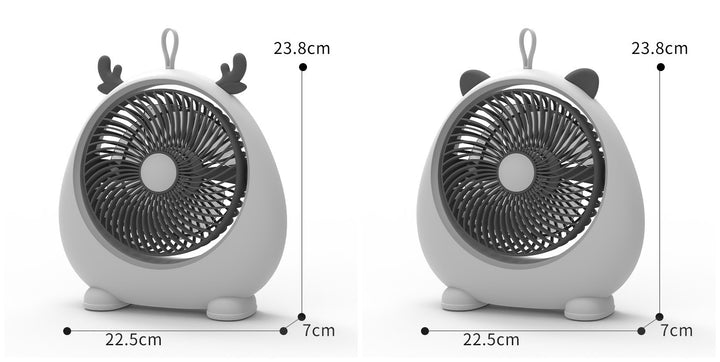 Damer Bærbar Mini-vifte i kawaii dyredesign Skanto