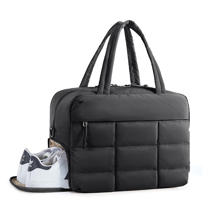 Kvinnes sportsbag med spesialsko rom Skanto