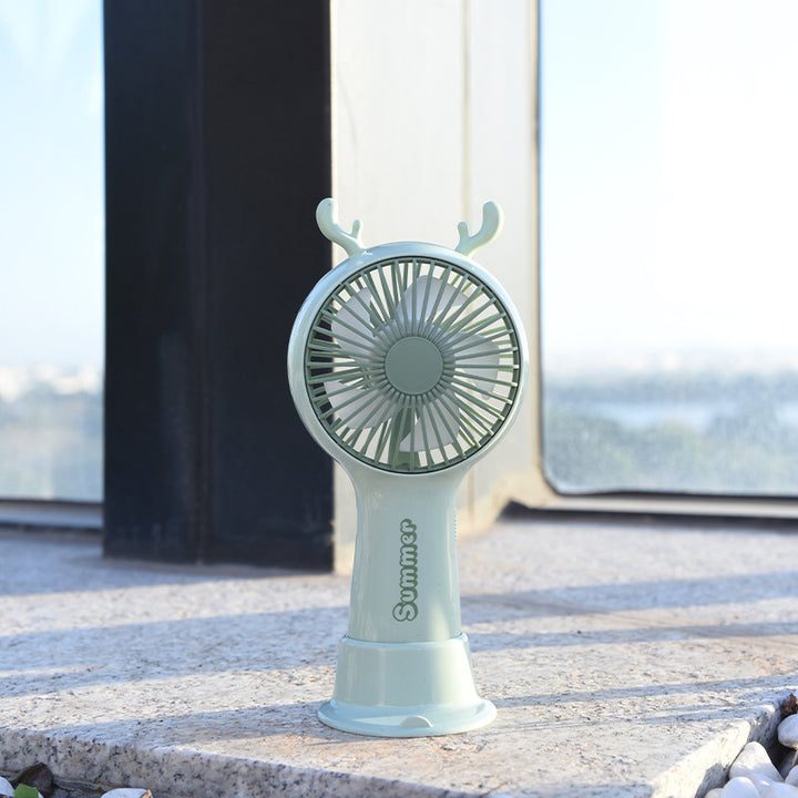 Bærbar Håndholdt Kjølevifte med Hjorte-tema Skanto