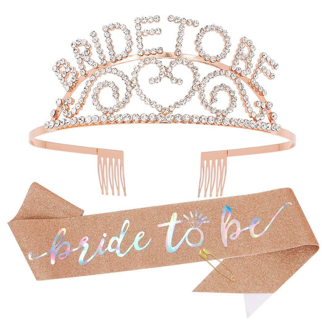 Dame Glitrende Tiara med Hjerte Motiver Skanto
