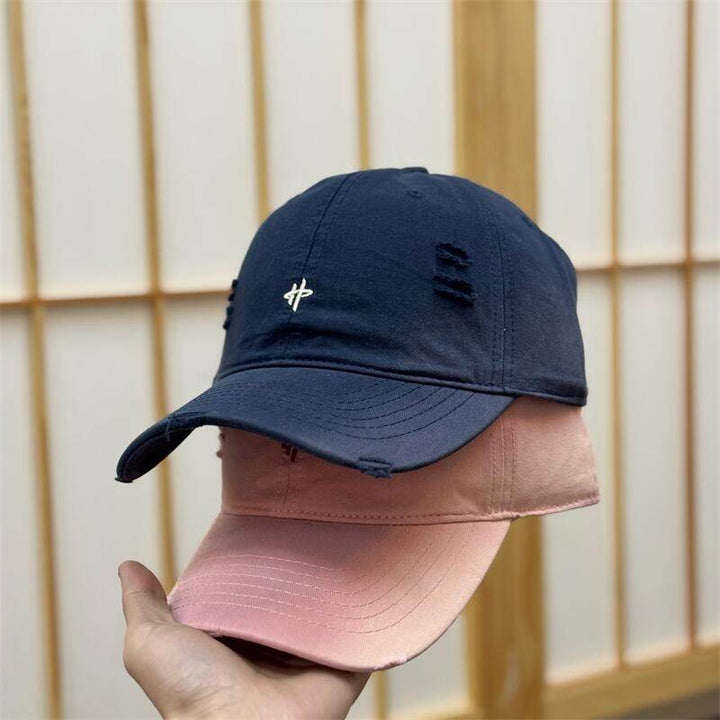 Kvinne Slitt Vintage Baseball Caps Skanto