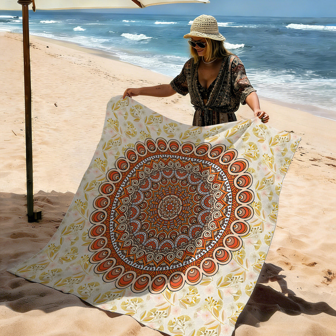 Mandala Design Strandmat Skanto