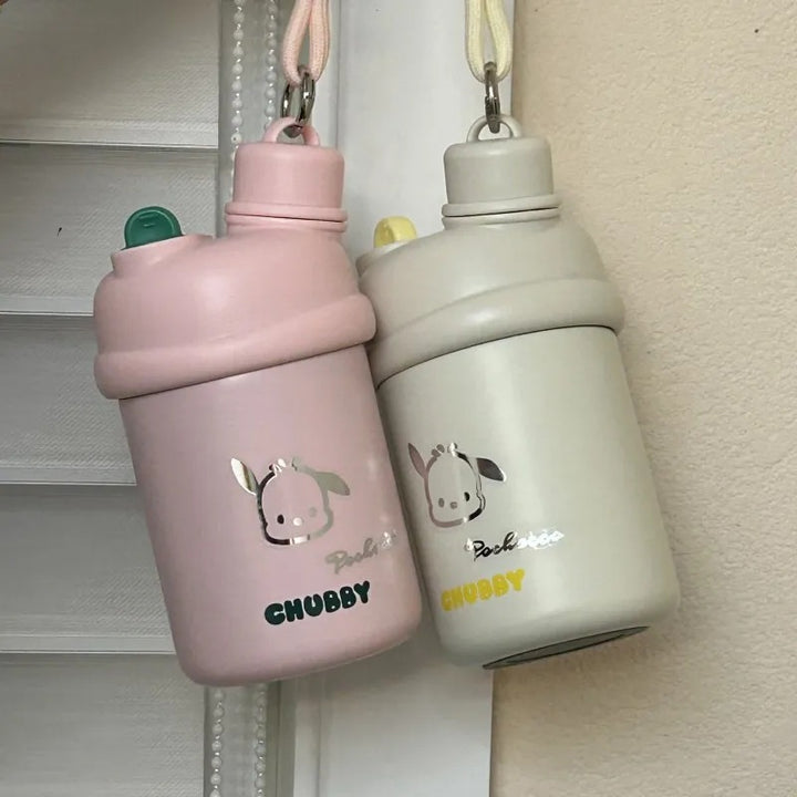 Damen Isoliertrinkflasche mit innovativem Verschlusssystem und süßem Tierdesign Skanto