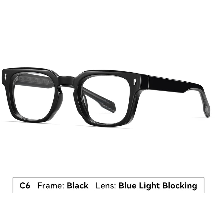 Dame moteriktig solbrille med firkantet ramme og gradientlinser Skanto