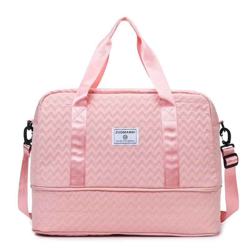 Sporty tote bag with structured outer material Skanto