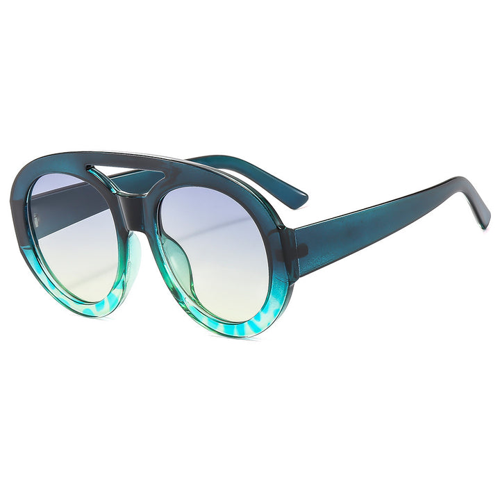 Dame Mote Solbriller i futuristisk oversized-design Skanto