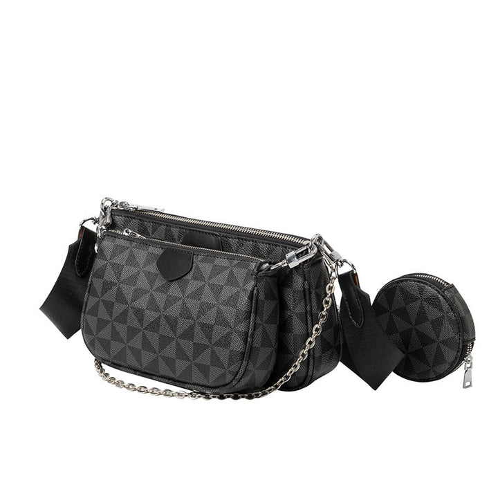 Moderne Crossbody-veske med allsidig fanesystem Skanto
