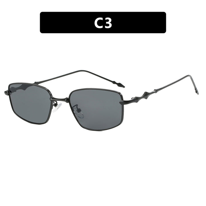 Dame modisk solbrille med innovativ ramme og UV-beskyttelse Skanto