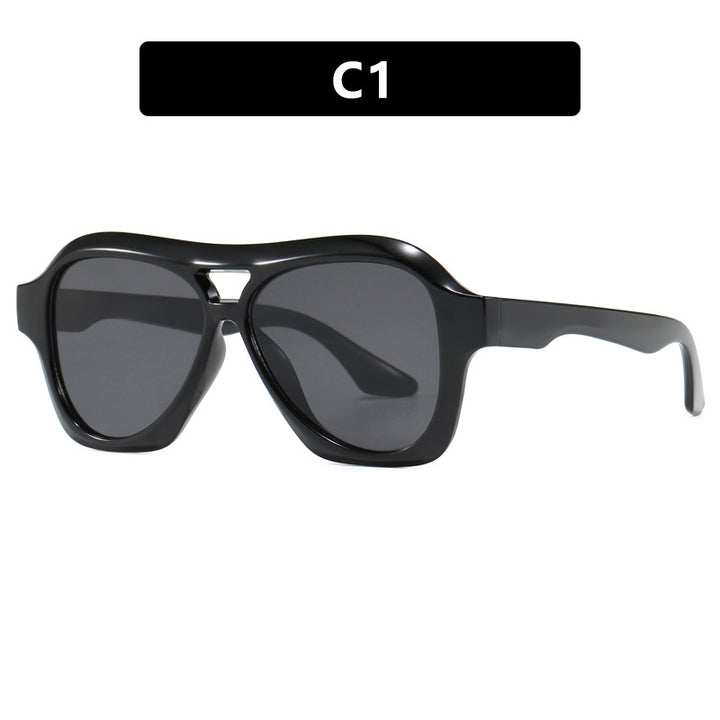Women's fashion sunglasses in innovative design with wide frame Skanto