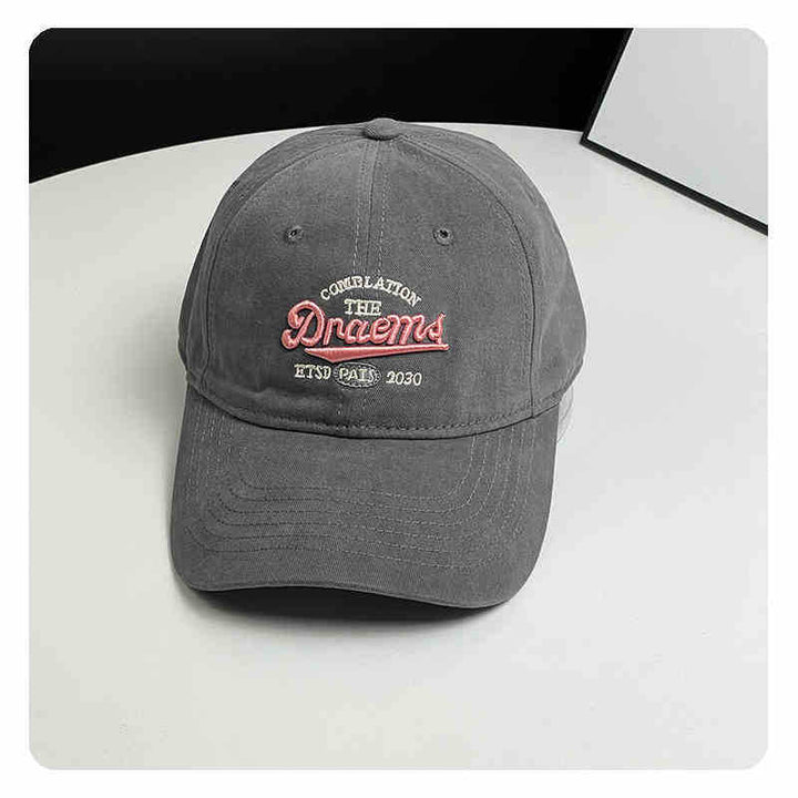 Unisex Vintage-Inspirert Brodert Baseball Cap Skanto