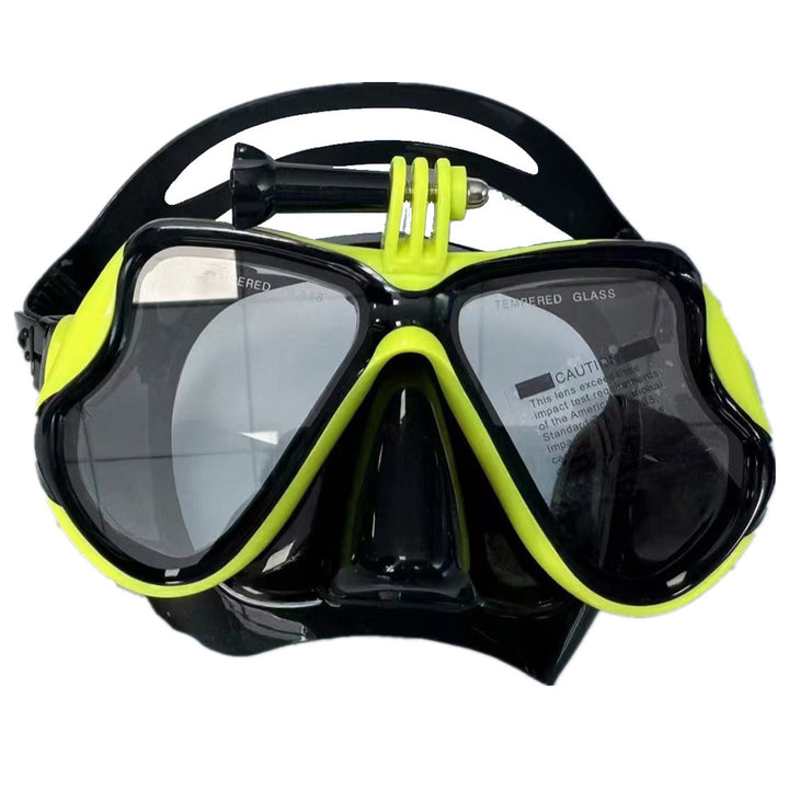 Dykker maske med ergonomisk silikondesign Skanto