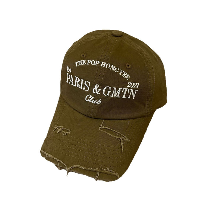 Herre Slitt Bomull Twill Baseball Caps Skanto