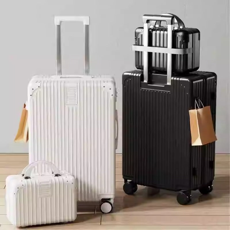 Unisex Innovativ Hard-Shell Reisebagasje Sett Skanto