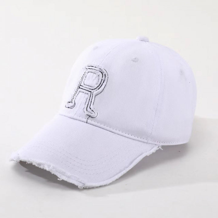 Kvinnenes Slitt Brodert Baseball Cap Skanto