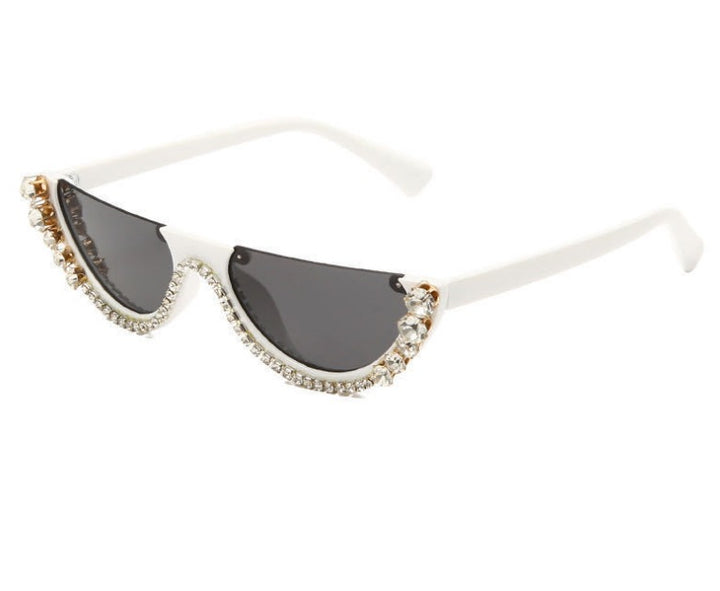 Dame Design-solbrille med glitrende aksenter Skanto