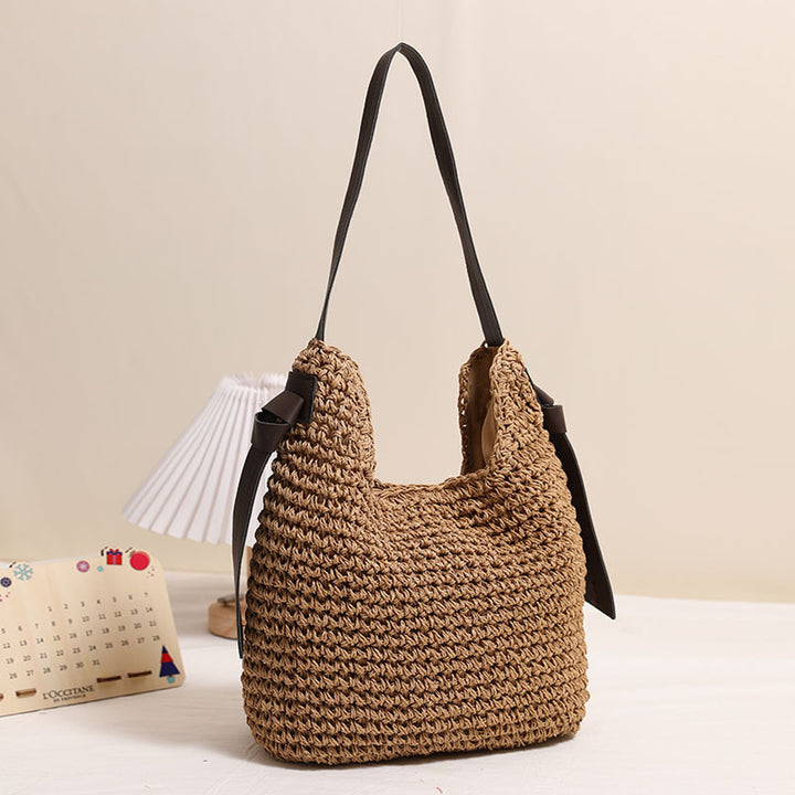 Modern Handmade Natural Material Shoulder Bag Skanto