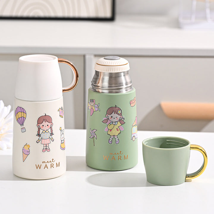 Dame Isolasjonskanne med fargerik motivdesign Skanto