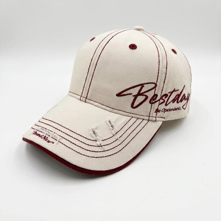 Herre Slitt Casual Bomulls Baseball Caps Skanto