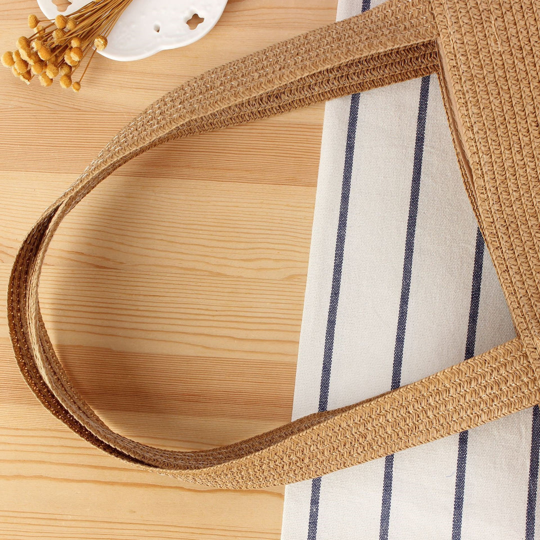 Spacious tote bag made from hand-knotted natural materials Skanto