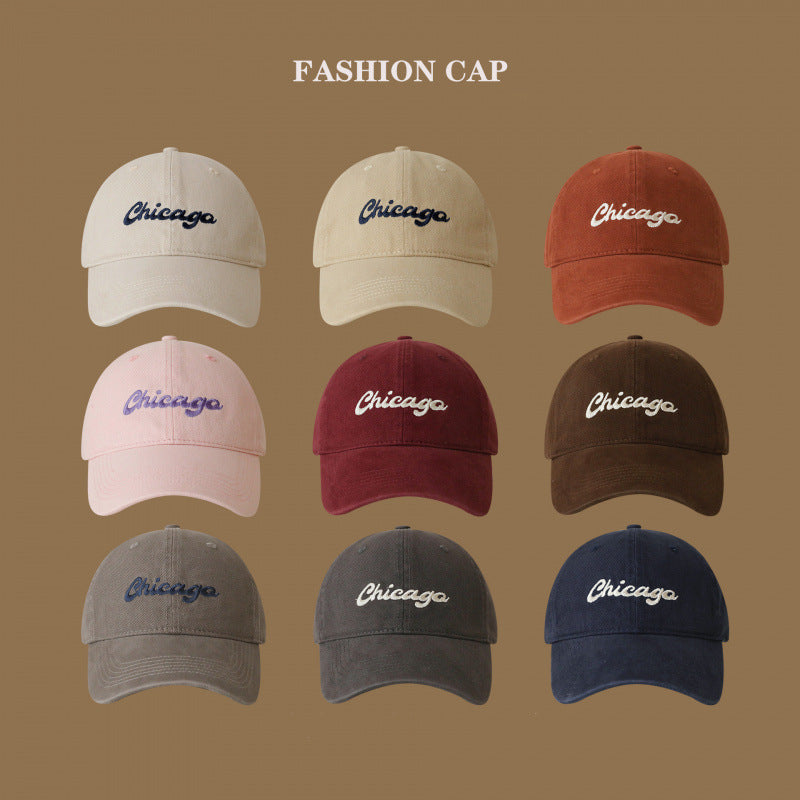 Kvinne Bomull Brodert Logo Baseball Cap Skanto