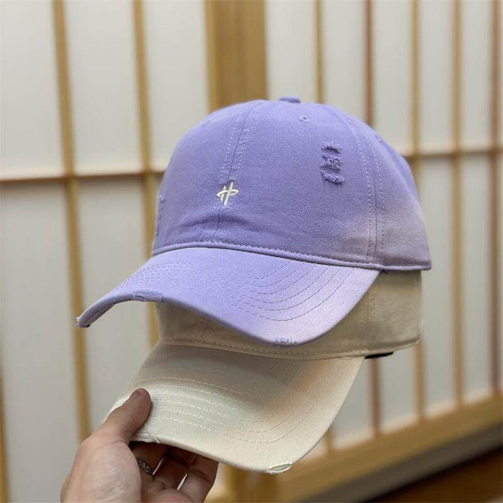 Kvinne Slitt Vintage Baseball Caps Skanto