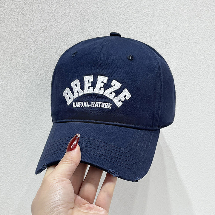 Herre Casual Slitt Bomulls Caps Skanto
