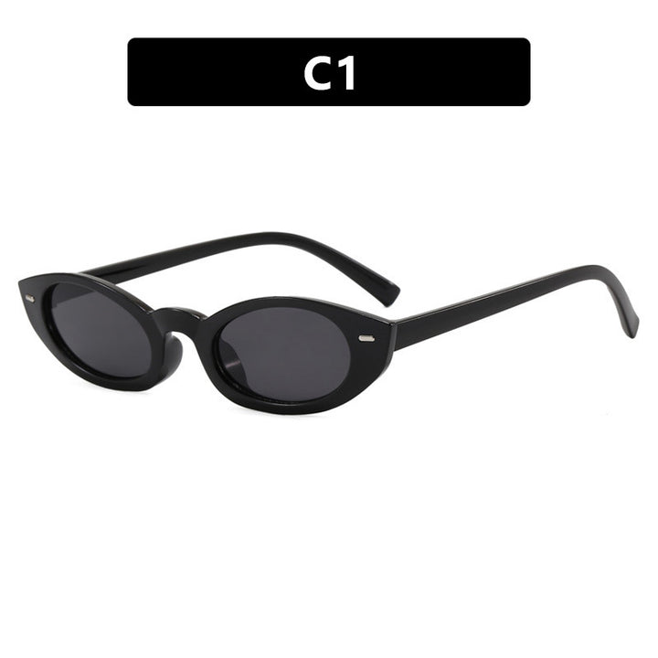 Women's Cat-Eye Sunglasses with Modern Transparent Frame Skanto