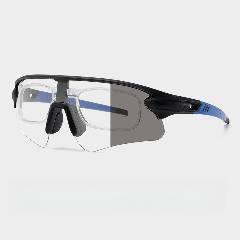 Unisex Sportslig høytytende solbrille med aerodynamisk design og justerbart nesepad Skanto