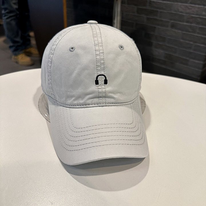 Unisex bomull twill caps med unik musikk emblem Skanto