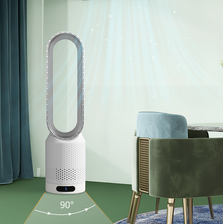 Skanto | AirPure Pro – 3-i-1 Luftkjøler med UV-rensing & Ionisator | 6L Bærbar Kjølevifte