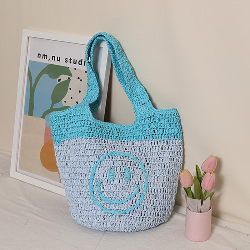 Hand-knotted tote bag with relaxed design Skanto