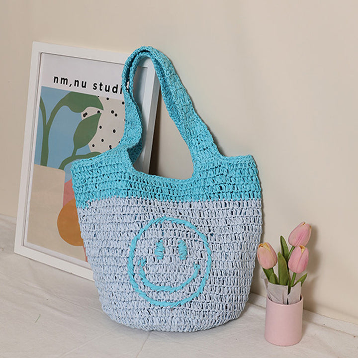 Hand-knotted tote bag with relaxed design Skanto