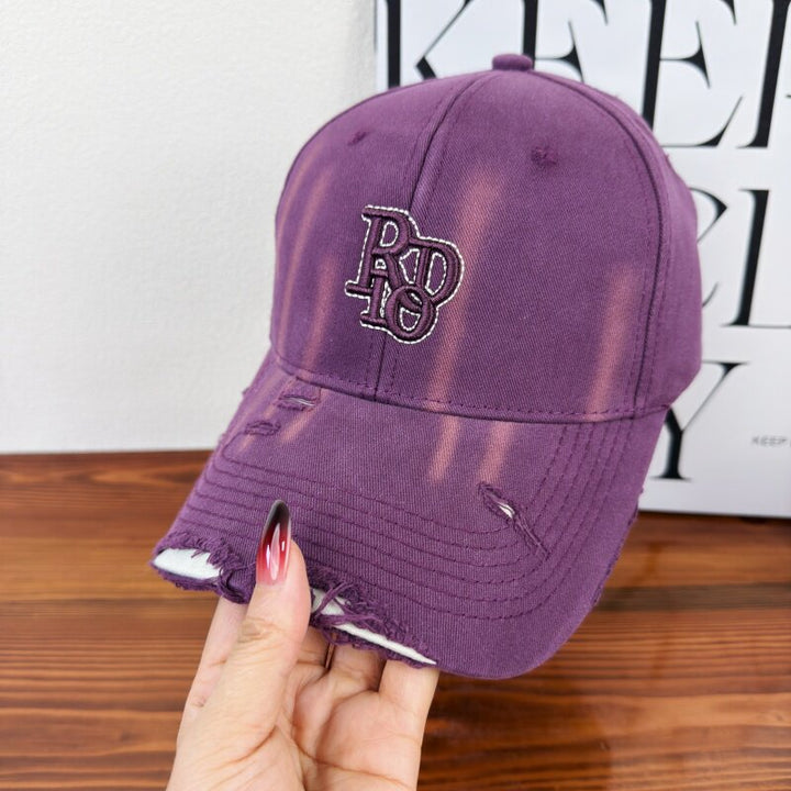 Kvinnenes Slitt Klassisk Bomulls Baseball Caps Skanto
