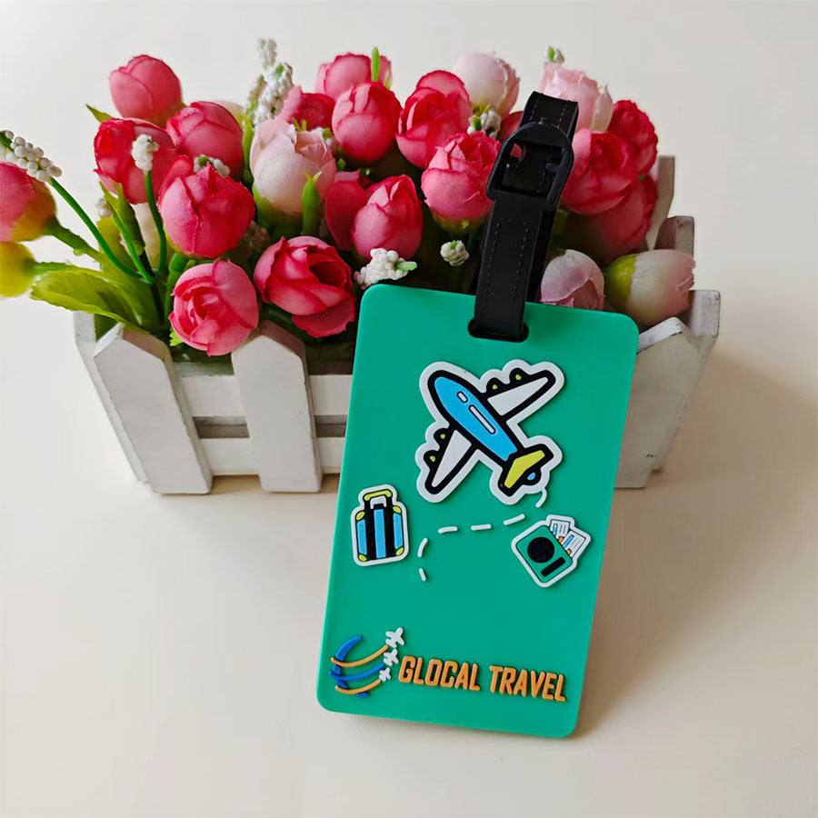 Unisex Bagasjelapp med innovativt flyreise-design Skanto
