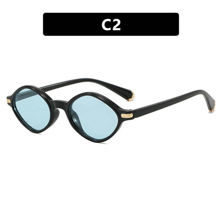Women's fashionable sunglasses with unique design and high-quality metal frame Skanto