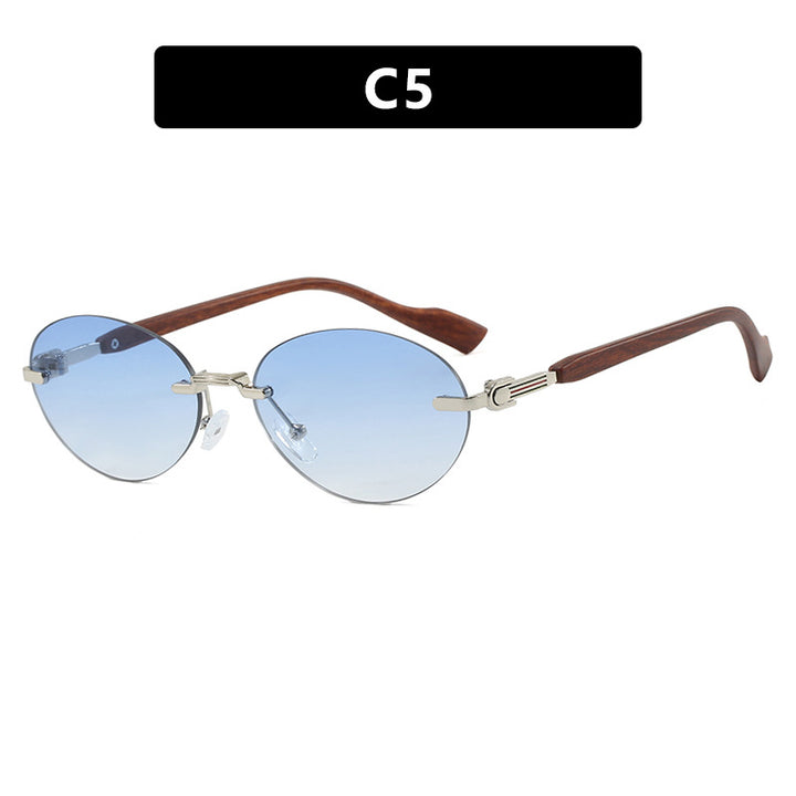 Women's Fashionable Sunglasses in Elegant Retro Style with High-Quality Lenses and Wood Details Skanto