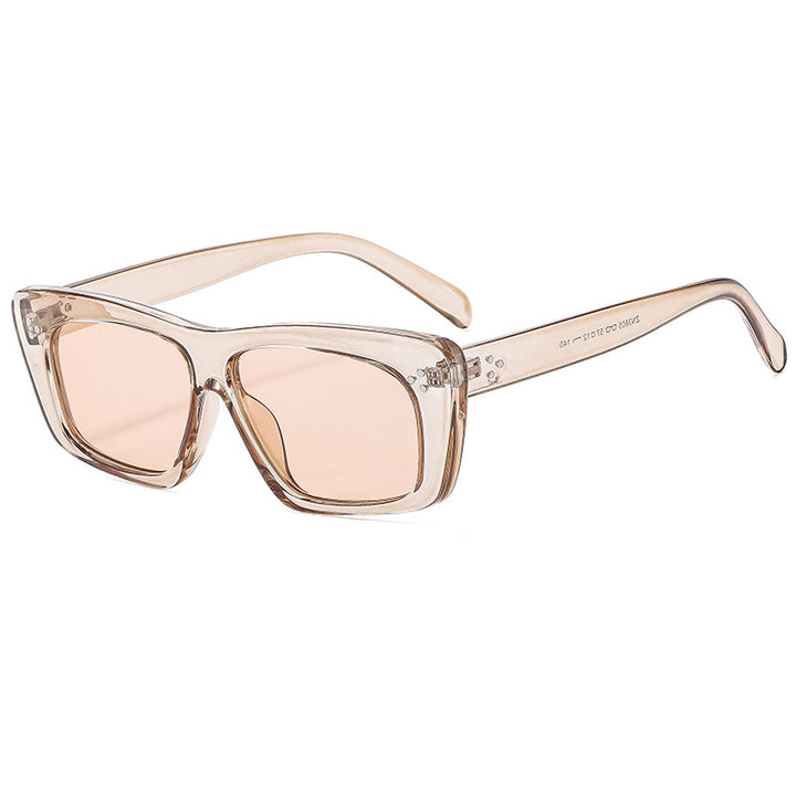 Dame kvadratisk solbrille med moderne design og polariserende linser Skanto